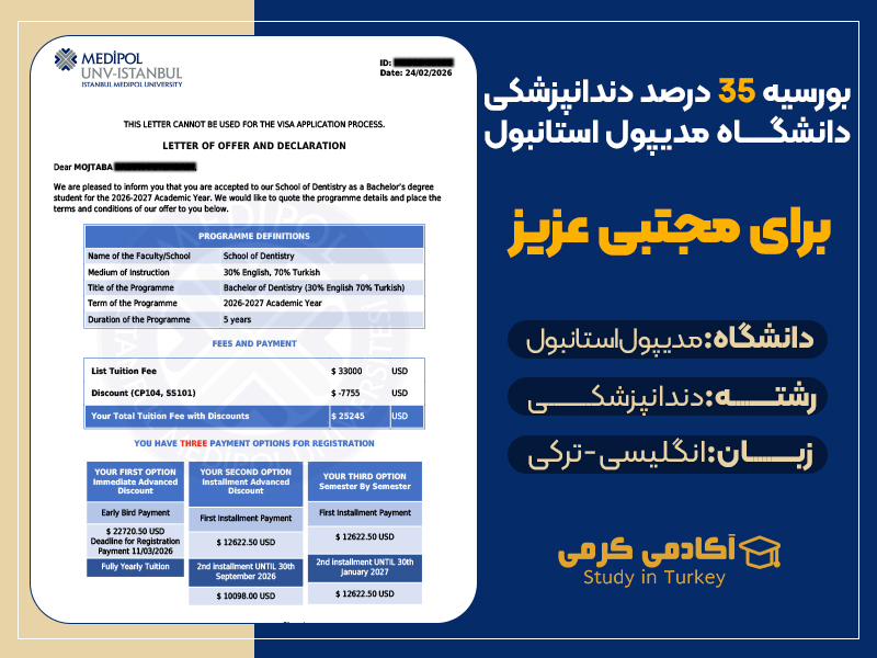 مدارک لازم برای تحصیل در ترکیه با مدرک دیپلم